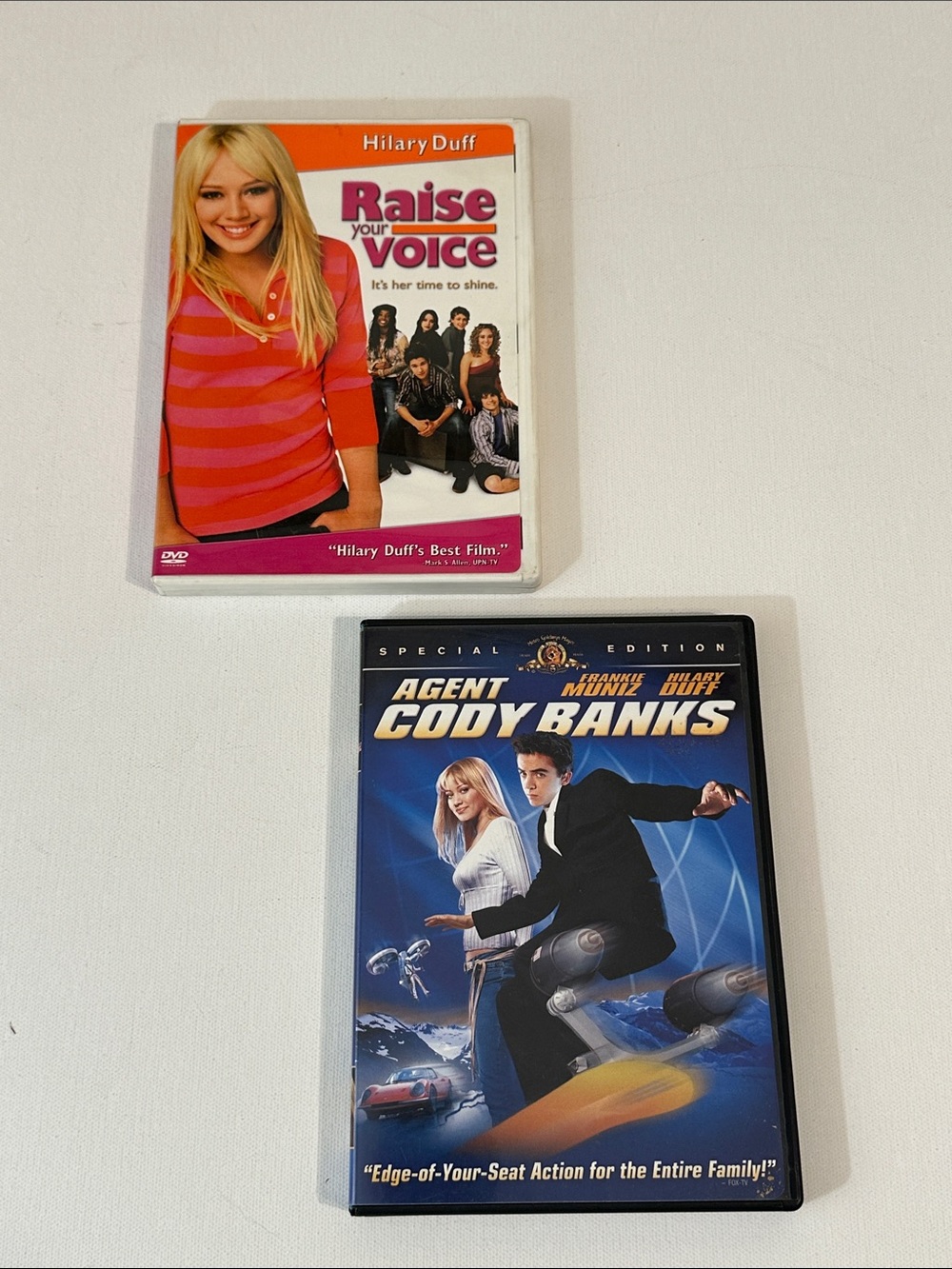 2 HILARY DUFF MOVIE DVDS